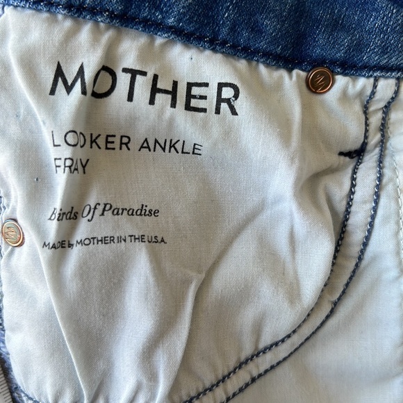 MOTHER The Looker Ankle Fray in Birds of Paradise - Picture 10 of 12